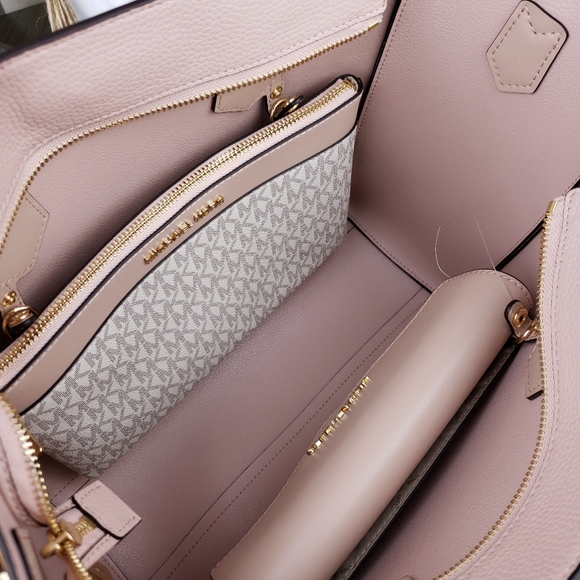 🌺NWT Michael Kors 3 in 1 Kimberly Tote bag ballet - Picture 4 of 8